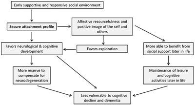 Early Secure Attachment as a Protective Factor Against Later Cognitive Decline and Dementia